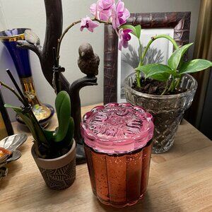 ILLUME Go Be Lovely Pink Pepper Fruit Candle Flourish Glass Brand New NWT